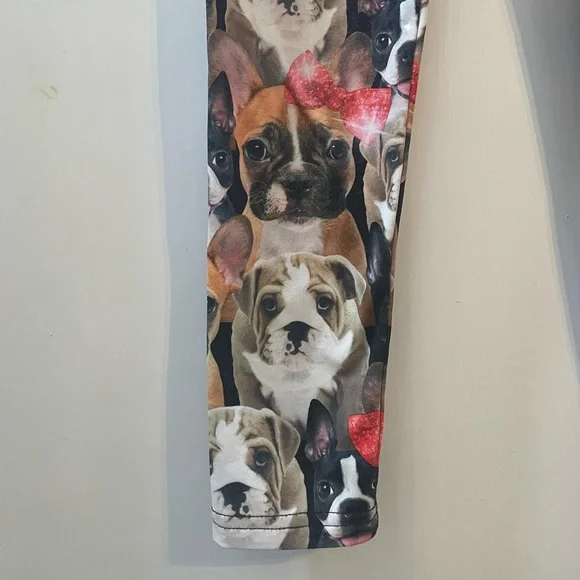 Justice Active Puppy Leggings - Size 10 - Picture 4 of 7